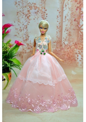 Barbie Fashion Clothing Butterfly Pink For Wedding