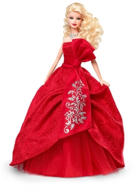 Elegant Red Embroidery Barbie Fashion Clothing