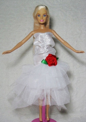 Wedding Tea-length Barbie Doll