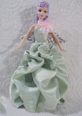 Apple Green Pick-up Barbie Doll Dress