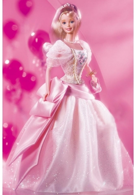 barbie doll with pink dress