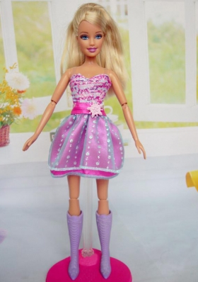 barbie pink mini dress