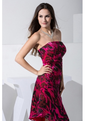 Strapless 2013 printed Prom Dress For Formal Evening