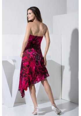 Strapless 2013 printed Prom Dress For Formal Evening