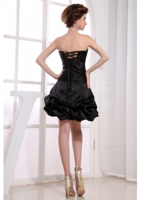 A-line Pick-ups Little Black For Prom Mini-length