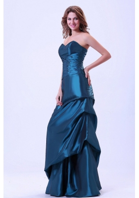 Discount Prom Evening Dress Ruching Pick-ups