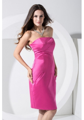 Cheap Hot Pink Prom Dress For 2013 Short