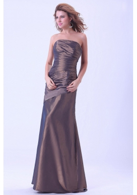 Simple Brown A-line Mother Dresses for Prom