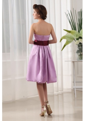 High Slit Purple High Slit Evening Dress Beading