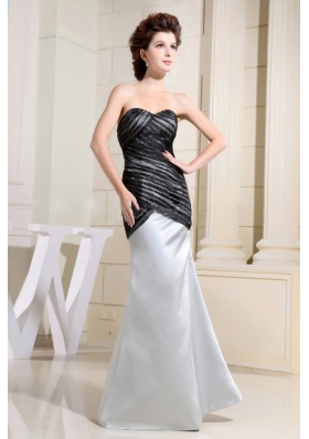 Black and White Prom Dress Sweetheart On Sale