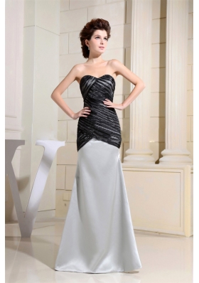 Black and White Prom Dress Sweetheart On Sale