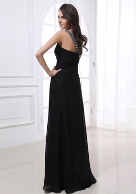 Stunning Beaded One Shoulder Prom Gown