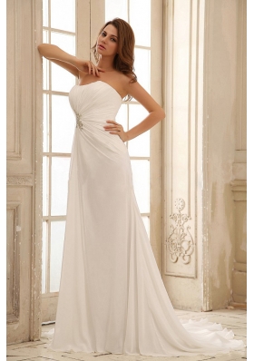 Wedding Gown Empire Princess Wedding Dress With Beading