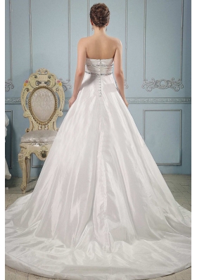 Sweetheart Beaded Decorate and Ruch Wedding Gowns