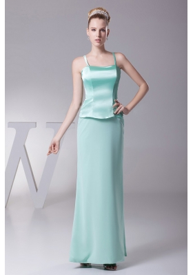 Chiffon Mother Of The Bride Dress Apple Green Sleeves