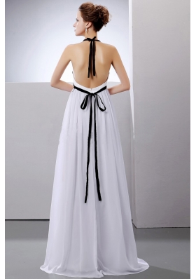 Sexy Halter Dress for Bridal Customize Backless