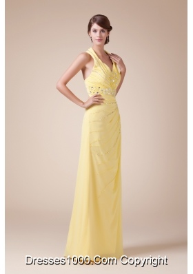 2013 Stylish Strapless Empire Beading Long Prom Dress