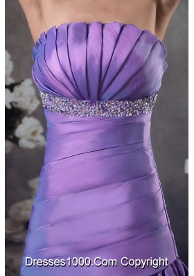 Beading and Ruffled Layers Column Strapless long 2013 Prom Dress