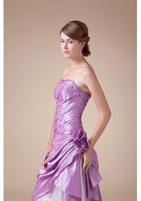 2013 New Arrival A-Line / Princess Strapless Prom Dress