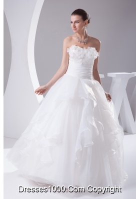 Beading 2013 Beautiful long Ball Gown Sweetheart Wedding Dress