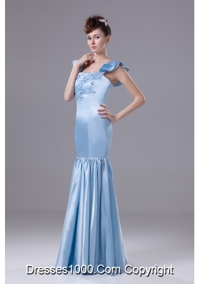 Beading Square Mermaid Long Prom Dress