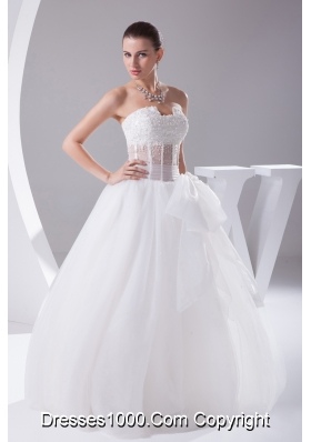 Elegant Column Strapless Lace-up Beading 2013 Wedding Dress