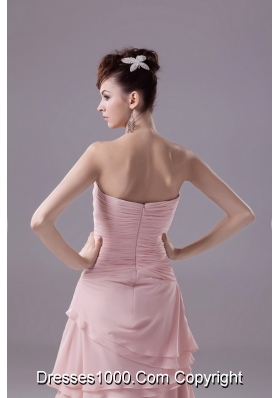 Appliques and Ruching Sweetheart Ankle-length Mother Of The Bride Dress