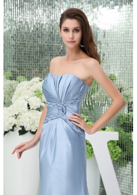 Strapless Beading Column Ankle-length Mother Of The Bride Dress