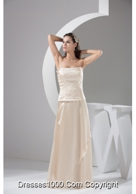 Off-the-shoulder Ivory Prom Dresses For Weddings with Beading