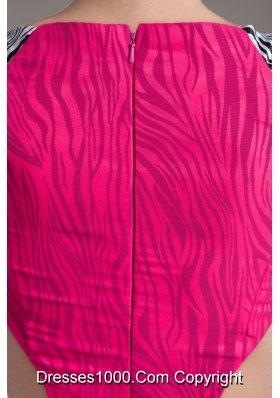 Multi-Colored V-neck Prom Gowns with Brush Train and Cutout Waist