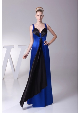 Beading Sweethr\eart Sheath Ankle-length Prom Dress in Blue