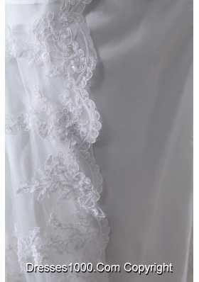 Sweetheart Lace and Taffeta Ruching Bridal Dresses in White with Hollow Out