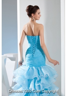 Mermaid Sweetheart Beading and Ruffles Prom Dress for 2013