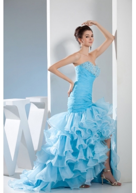 Mermaid Sweetheart Beading and Ruffles Prom Dress for 2013