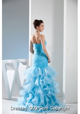 Mermaid Sweetheart Beading and Ruffles Prom Dress for 2013