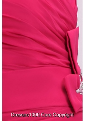 Ruched V Neck Sash Buttons in Back Dress for Prom Princess