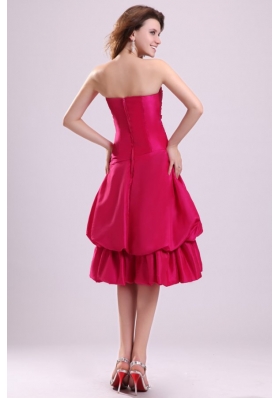 Simple Tea-length Taffeta Prom Holiday Dress on Big Promotion