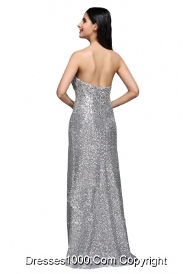 2013 New Style Column Sliver Sequin Prom Gown Dress for Girls