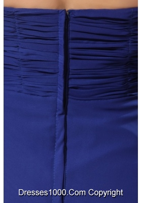 Elegant Royal Blue Empire Sweetheart Beading Chiffon Prom Dress