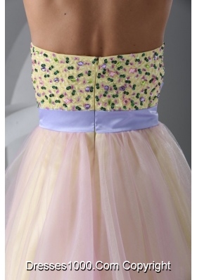 Lovely Princess Sweetheart Appliques Knee-length Prom Cocktail Dress