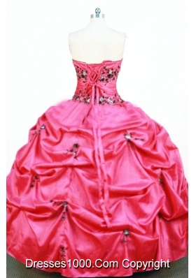 Pretty Ball Gown Strapless Floor-length Quinceanera Dresses