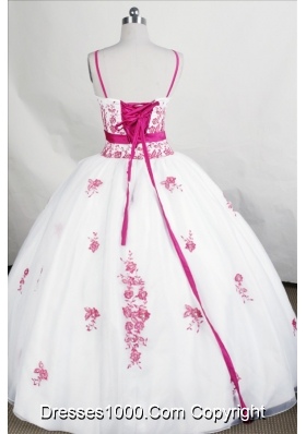 Beautiful Ball Gown Strap Floor-length Organza Quinceanera Dress