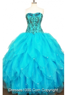 Exclusive Ball Gown Sweetheart Floor-length Quinceanera Dresses Appliques