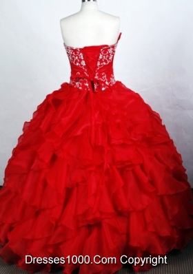 Exquisite Ball gown Sweetheart-neck Floor-length Quinceanera Dresses