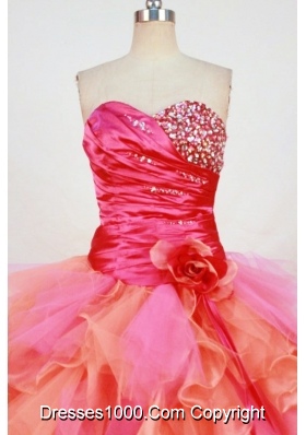 Gorgeous Ball gown Sweetheart neck Floor-Length Quinceanera Dresses