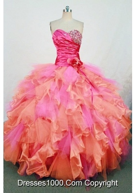 Gorgeous Ball gown Sweetheart neck Floor-Length Quinceanera Dresses