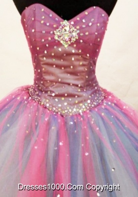 Pretty Ball Gown Sweetheart Floor-length Quinceanera Dresses Sequins