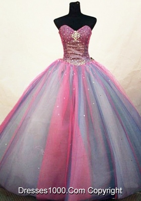 Pretty Ball Gown Sweetheart Floor-length Quinceanera Dresses Sequins