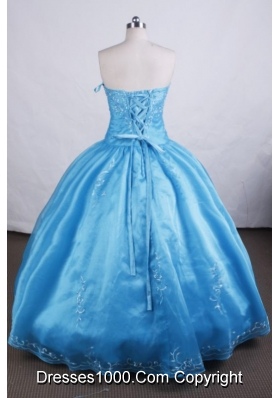 Beautiful Ball gown Sweetheart Floor-length Quinceanera Dresses Appliques