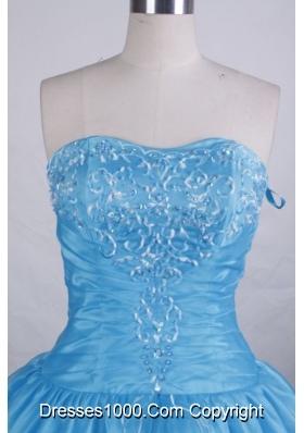 Beautiful Ball gown Sweetheart Floor-length Quinceanera Dresses Appliques